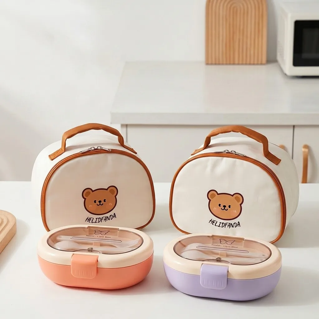 Meal Prep Or Prep Meal - Portable Plastic Bento Lunch Box Kids