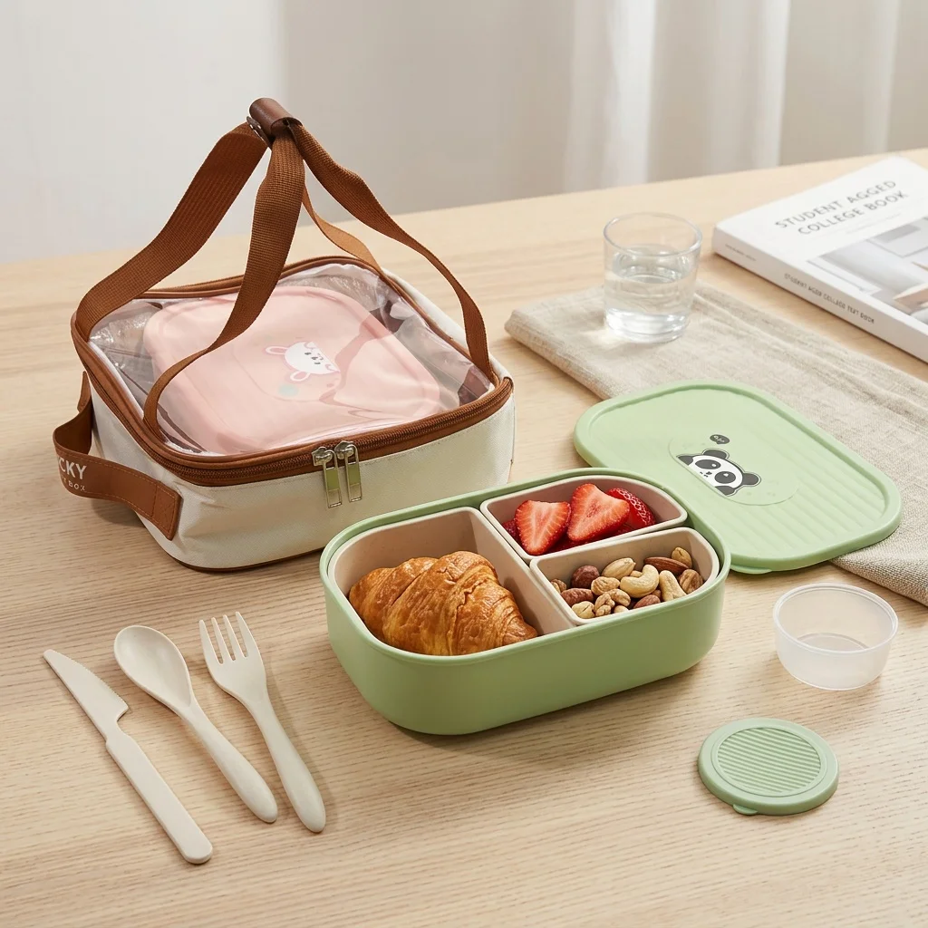 Meal Prep Or Prep Meal - Kids Bento Lunch Box with Lid