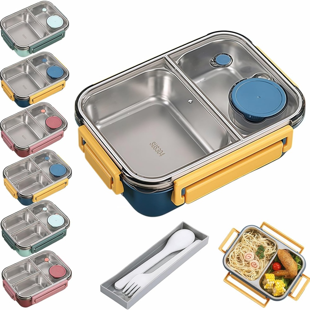 Meal Prep Bowl - 850ml Portable Lunch Boxes for Children