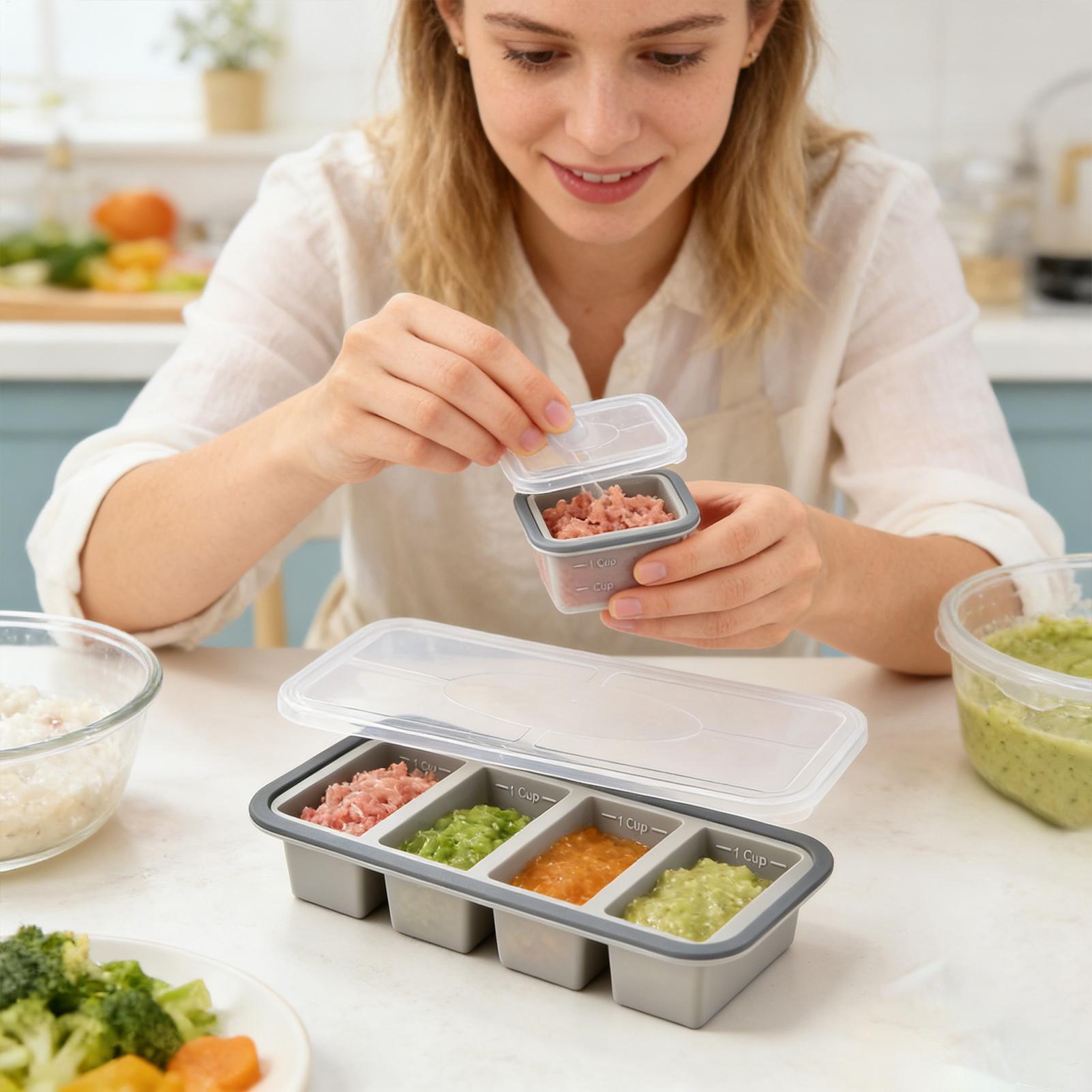 Silicone Freezer Molds Easy Re - Meal Prep Template recension och pris