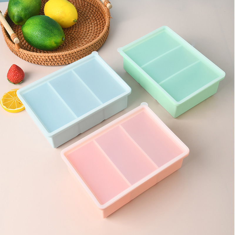 Extra Large 3-Compartment Sili - Meal Prep Template recension och pris