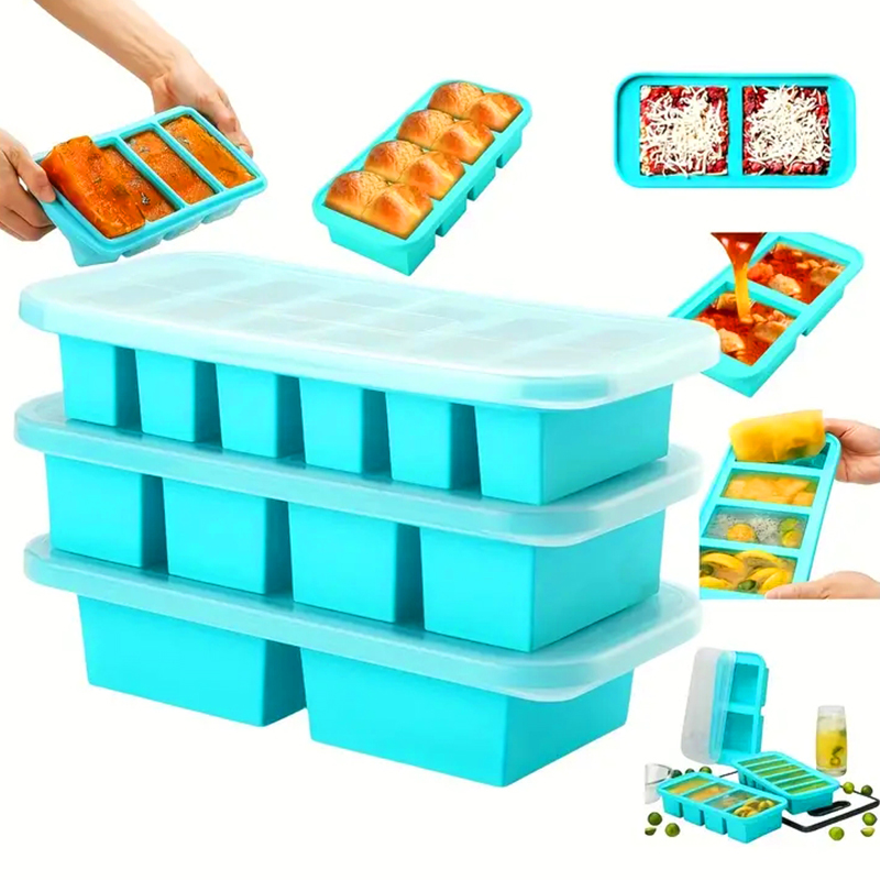 2 or 3-piece Silicone Freezer  - Meal Prep Or Prep Meal recension och pris