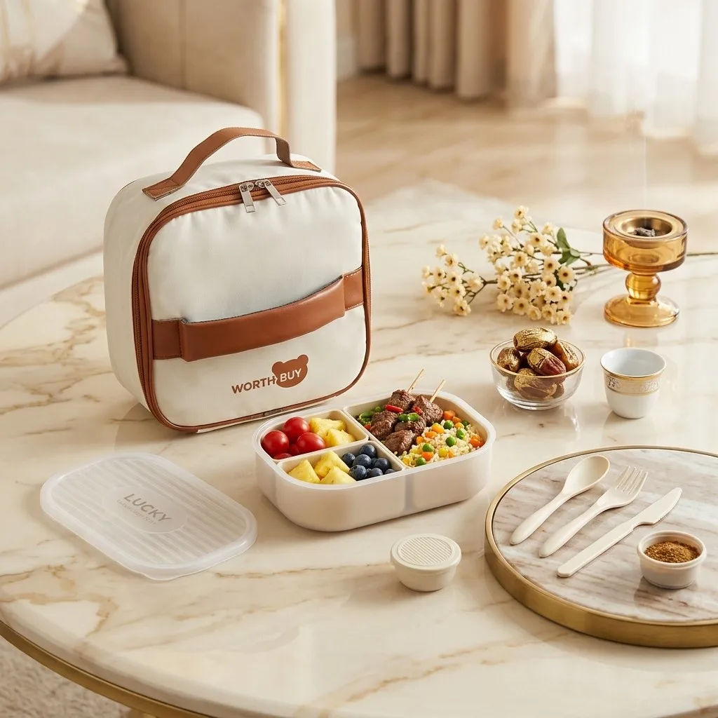 3 Compartment Plastic Bento Lu - Meal Prep Or Prep Meal recension och pris