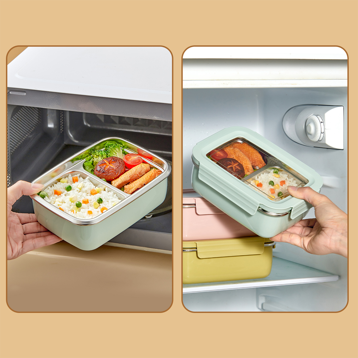 Microwave 304 Stainless Steel  - Meal Prep Bowl recension och pris