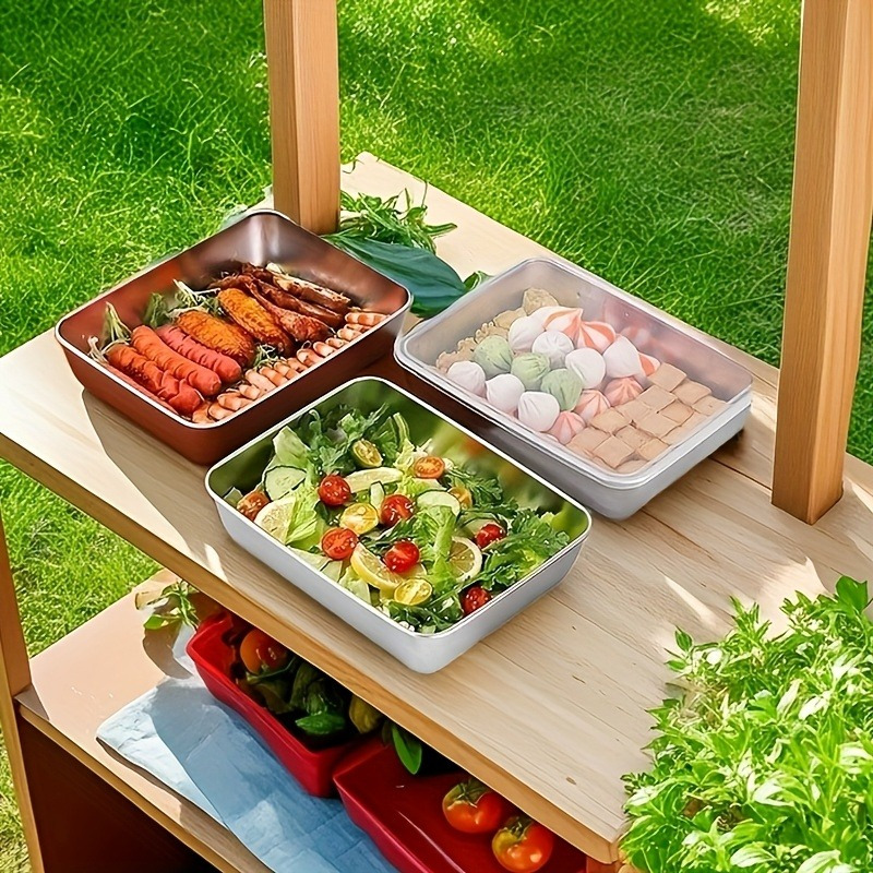 4pcs Stainless Steel Food Stor - Meal Prep Kitchen recension och pris
