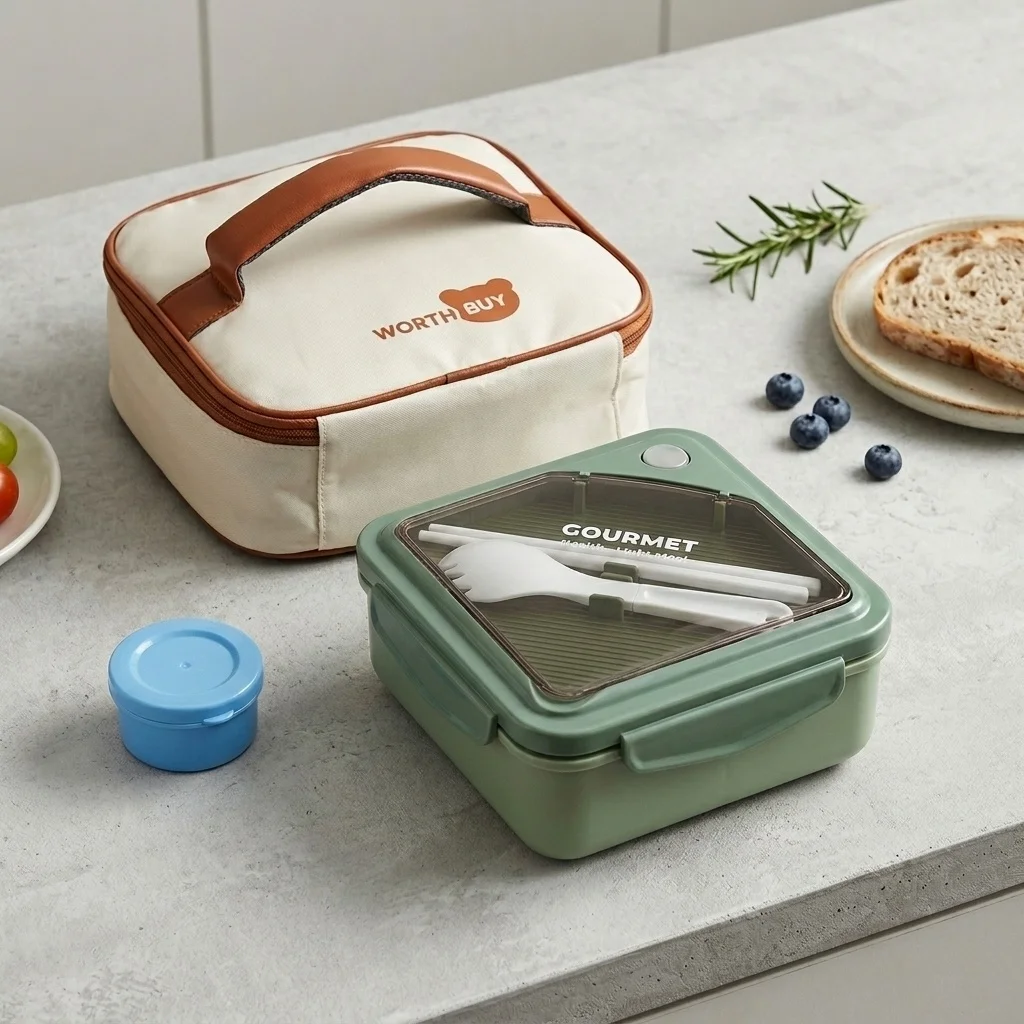 Microwavable Plastic Bento Lun - Meal Prep Or Prep Meal recension och pris