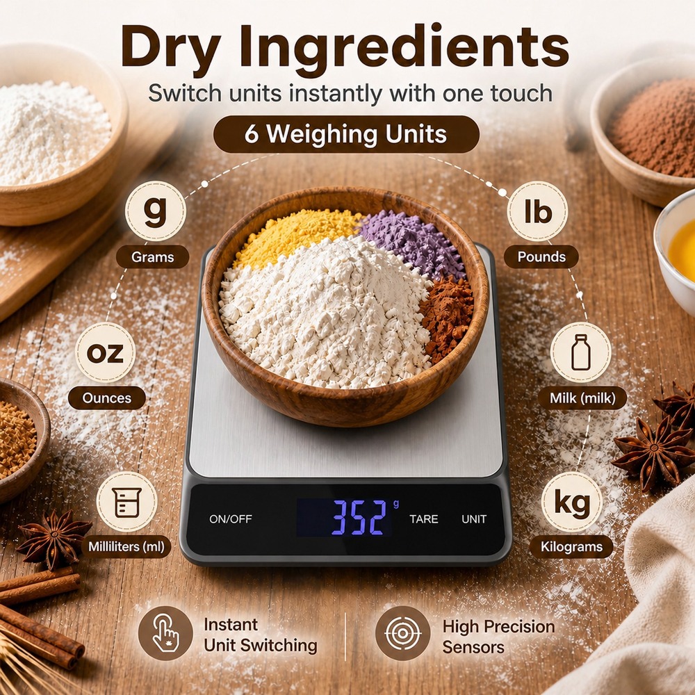 Waterproof Digital Kitchen Sca - Meal Prep Kitchen recension och pris